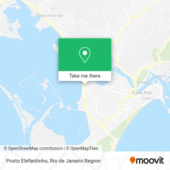 Posto Elefantinho map