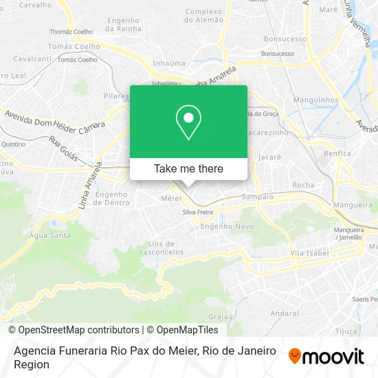 Agencia Funeraria Rio Pax do Meier map