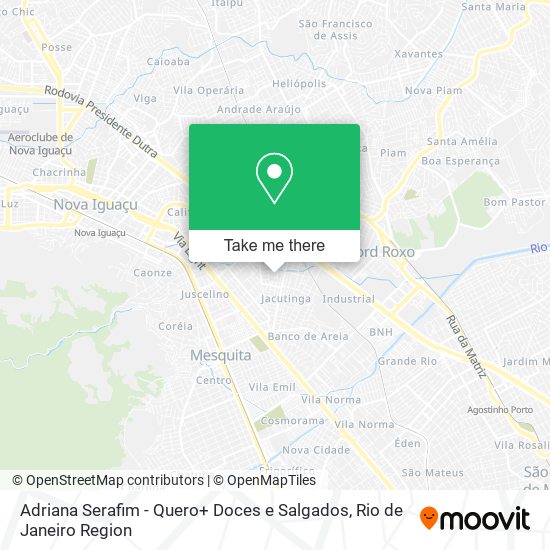 Adriana Serafim - Quero+ Doces e Salgados map