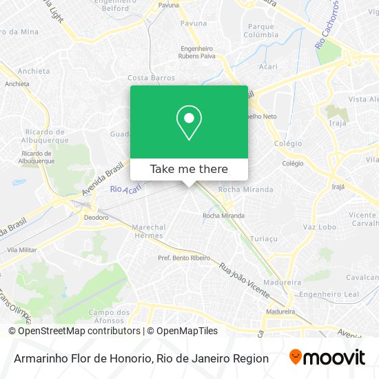 Armarinho Flor de Honorio map