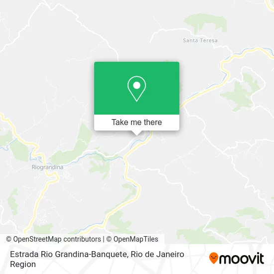 Estrada Rio Grandina-Banquete map