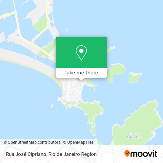 Rua José Cipriano map