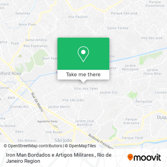 Iron Man Bordados e Artigos Militares. map