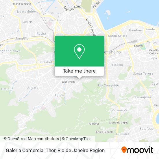 Galeria Comercial Thor map