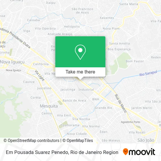 Em Pousada Suarez Penedo map