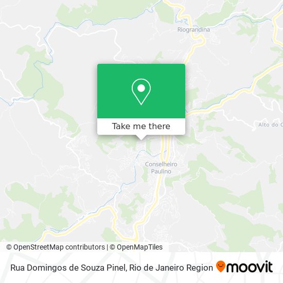 Rua Domingos de Souza Pinel map