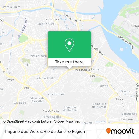 Império dos Vidros map