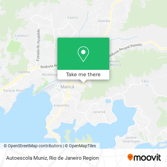 Autoescola Muniz map