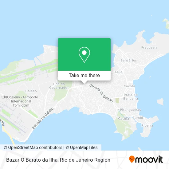 Bazar O Barato da Ilha map