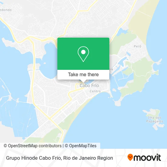 Grupo Hinode Cabo Frio map