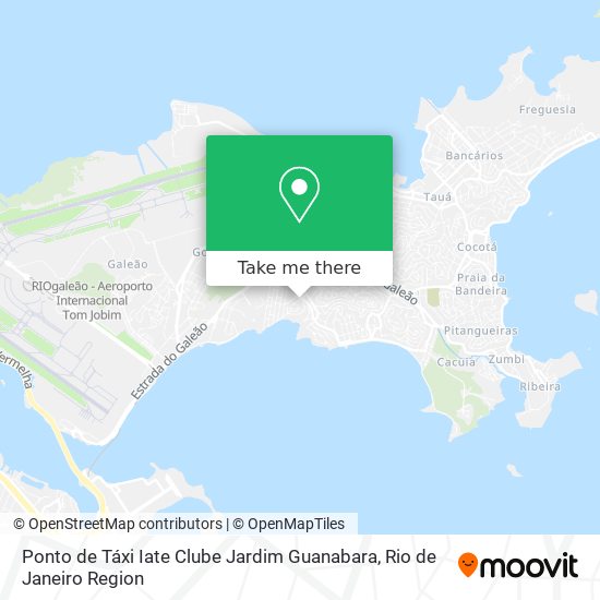 Ponto de Táxi Iate Clube Jardim Guanabara map