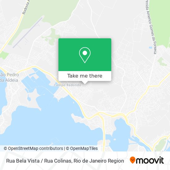 Rua Bela Vista / Rua Colinas map
