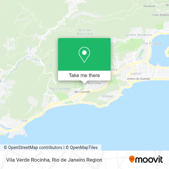 Vila Verde Rocinha map