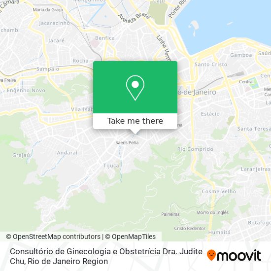 Mapa Consultório de Ginecologia e Obstetrícia Dra. Judite Chu