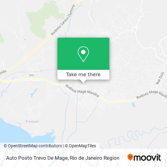 Auto Posto Trevo De Mage map