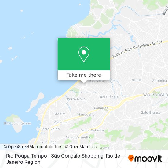 Rio Poupa Tempo - São Gonçalo Shopping map