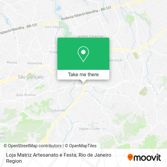 Loja Matriz Artesanato e Festa map