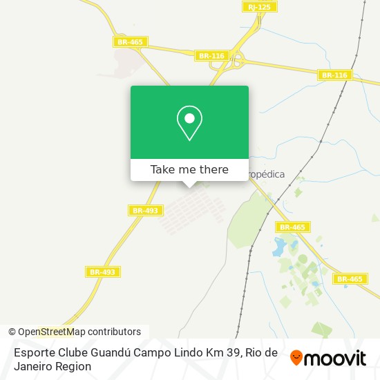Esporte Clube Guandú Campo Lindo Km 39 map