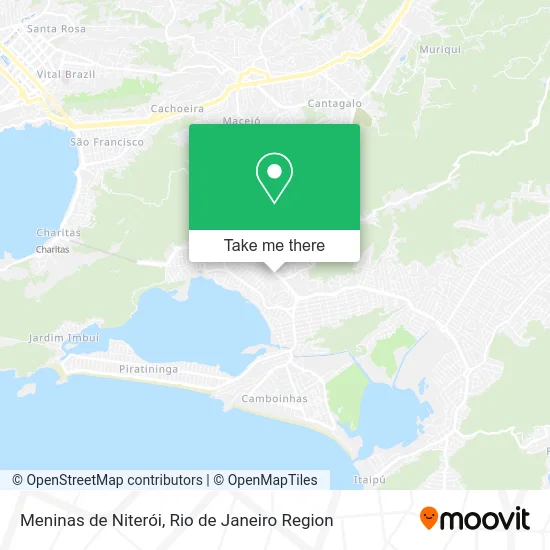Meninas de Niterói map