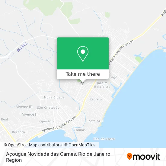 Açougue Novidade das Carnes map