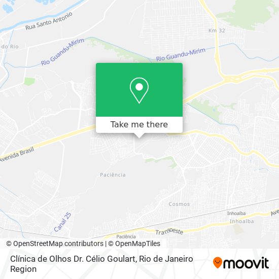 Clínica de Olhos Dr. Célio Goulart map