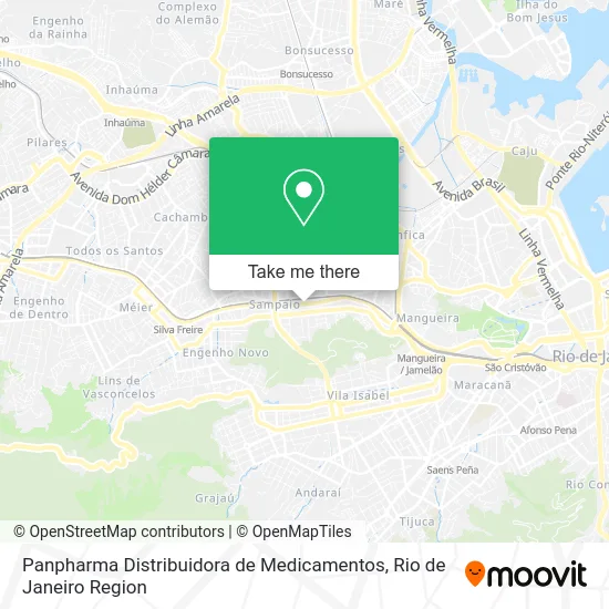 Panpharma Distribuidora de Medicamentos map