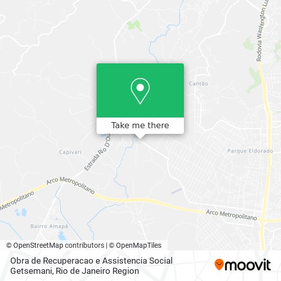 Obra de Recuperacao e Assistencia Social Getsemani map