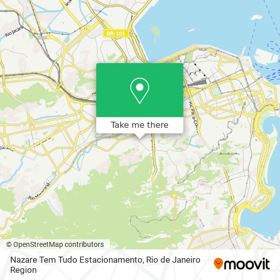 Nazare Tem Tudo Estacionamento map