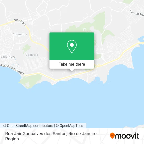Rua Jair Gonçalves dos Santos map