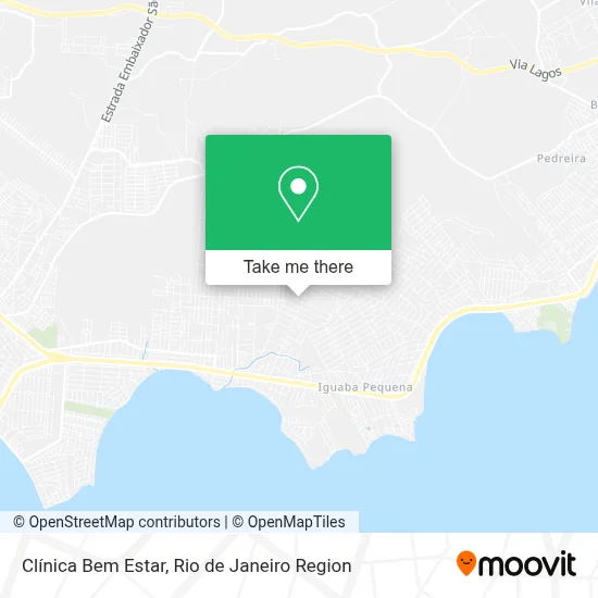Clínica Bem Estar map