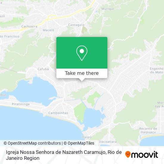 Igreja Nossa Senhora de Nazareth Caramujo map