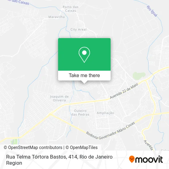 Rua Telma Tórtora Bastos, 414 map