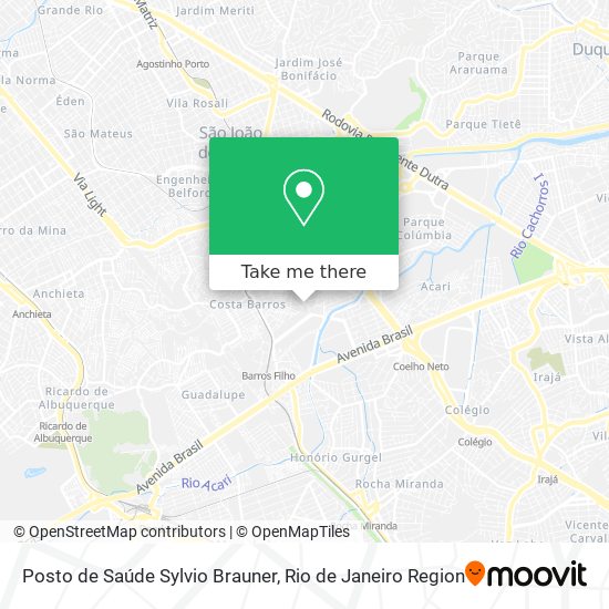 Posto de Saúde Sylvio Brauner map