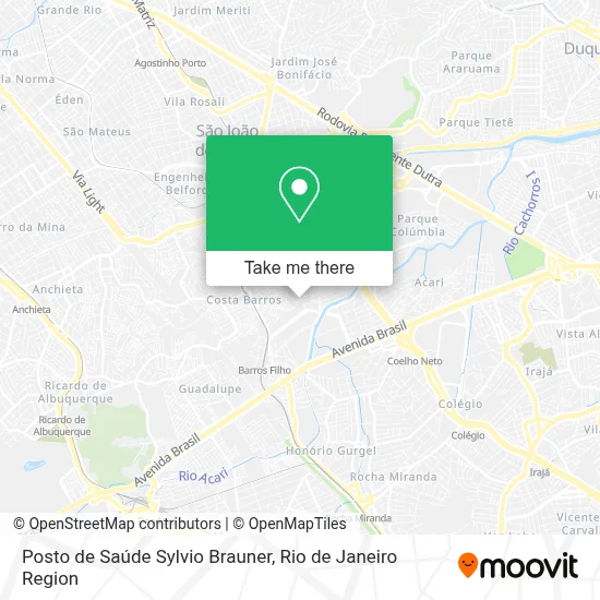 Posto de Saúde Sylvio Brauner map