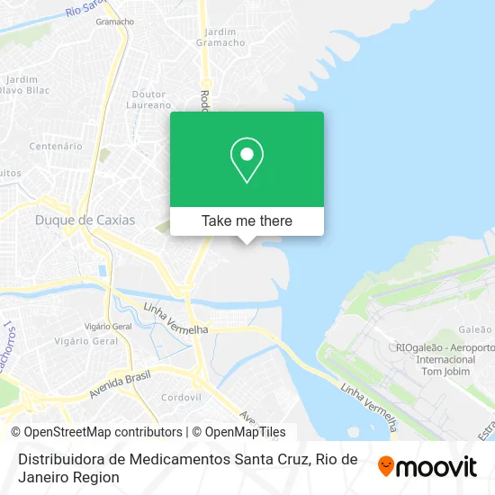 Distribuidora de Medicamentos Santa Cruz map