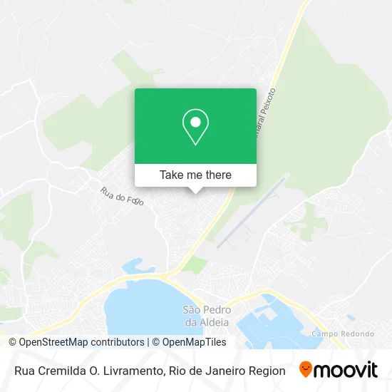Rua Cremilda O. Livramento map
