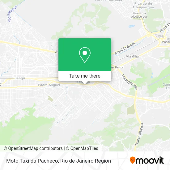 Moto Taxi da Pacheco map
