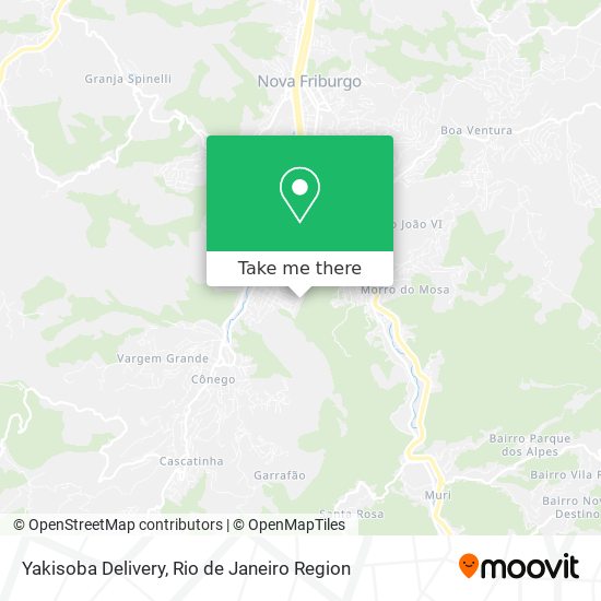 Yakisoba Delivery map