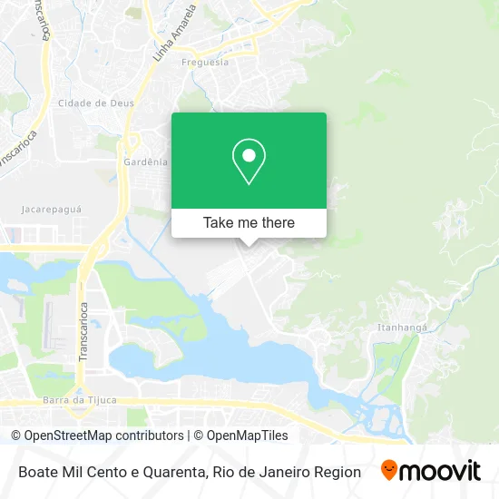 Boate Mil Cento e Quarenta map