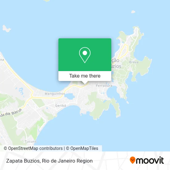 Zapata Buzios map
