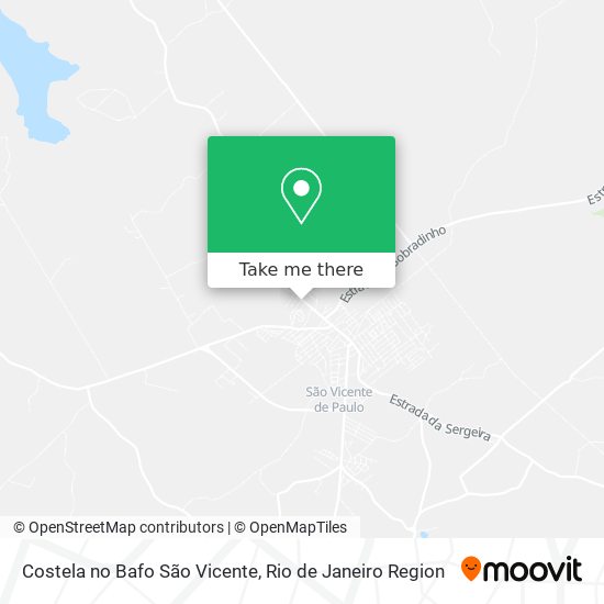 Costela no Bafo São Vicente map