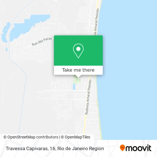 Travessa Capivaras, 16 map