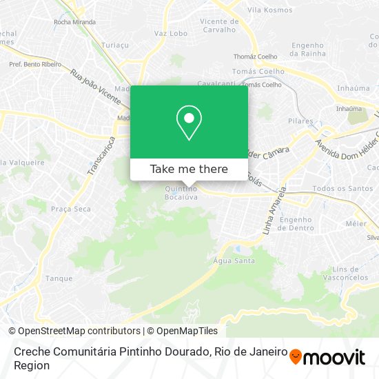 Creche Comunitária Pintinho Dourado map