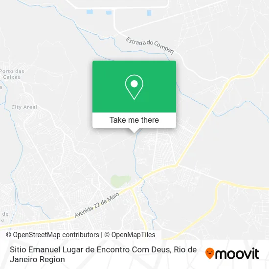 Sitio Emanuel Lugar de Encontro Com Deus map