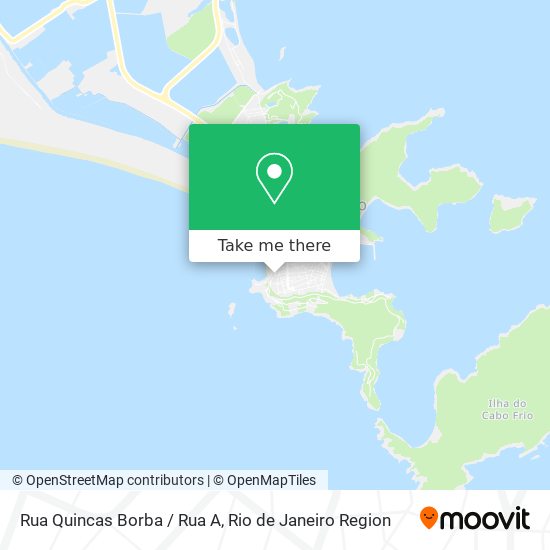 Mapa Rua Quincas Borba / Rua A