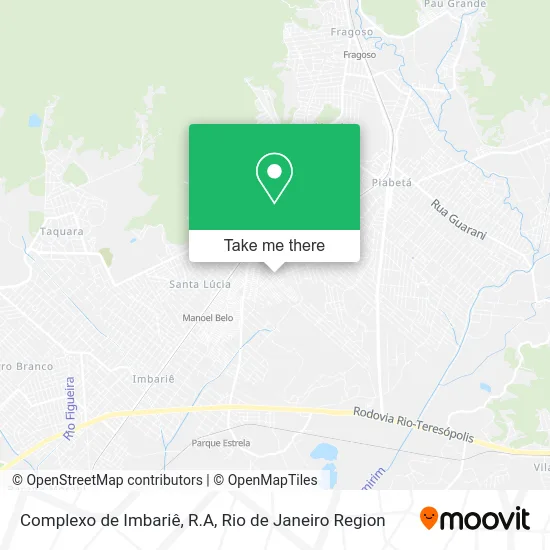 Complexo de Imbariê, R.A map
