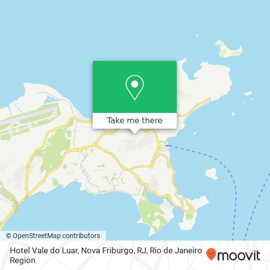 Hotel Vale do Luar, Nova Friburgo, RJ map
