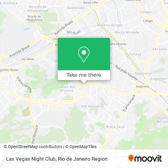 Las Vegas Night Club map