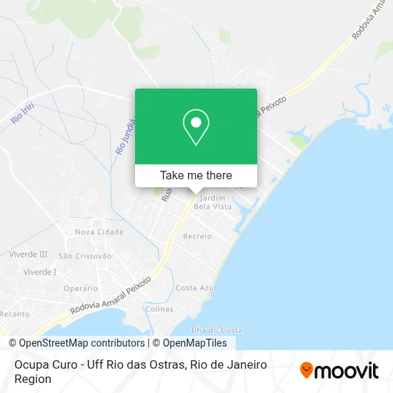 Ocupa Curo - Uff Rio das Ostras map