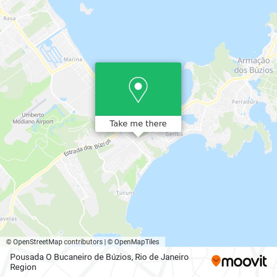 Pousada O Bucaneiro de Búzios map